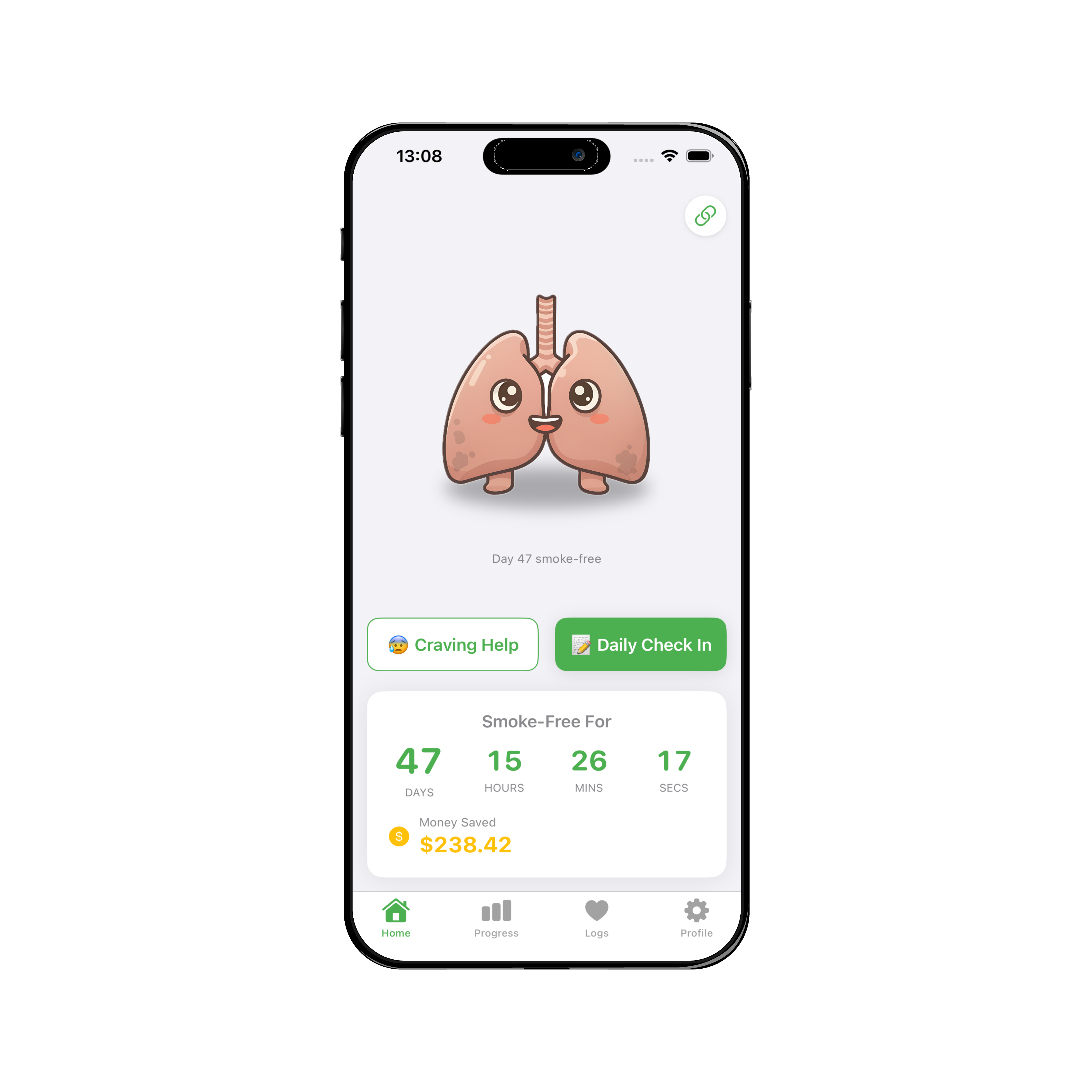 Lung Buddy App Screenshot